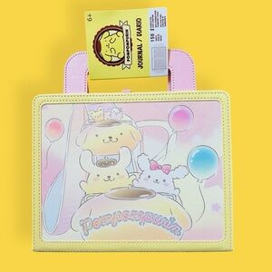 Sanrio Pompompurin & Macaroon Carnival Lunchbox Stationery Journal